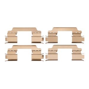 Mercedes-Benz SL400 Brake Hardware Kit - Front + Rear - DFC - Stainless Steel - `06-`24