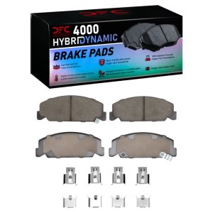 Honda Civic Brake Pads - Front - DFC - 4000 HybriDynamic - `84-`00 Honda Civic Brake Pads - Front - DFC - 4000 HybriDynamic - `84-`00