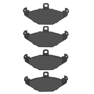 Tesla Roadster Brake Pads - Rear - DFC - 4000 HybriDynamic - `97-`11 Tesla Roadster Brake Pads - Rear - DFC - 4000 HybriDynamic - `97-`11