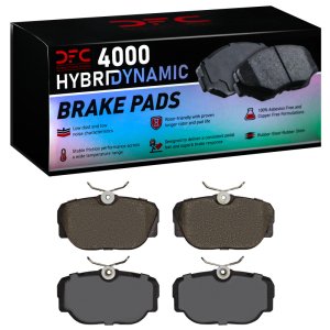 Saab 9000 Brake Pads - Front + Rear - DFC - 4000 HybriDynamic - `83-`04