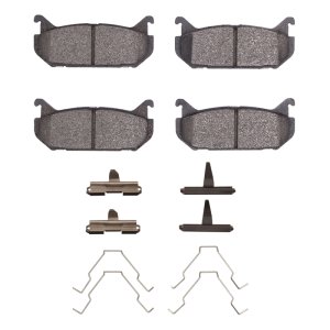 Ford Probe Brake Pads - Rear - DFC - 4000 HybriDynamic - `93-`02