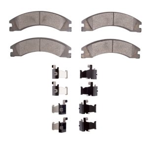 Ford E-450 Super Duty Brake Pads - Rear - DFC - 4000 HybriDynamic - `08-`25