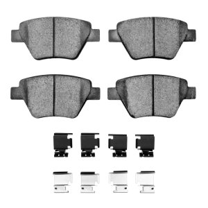 Audi A3 Quattro Brake Pads - Rear - DFC - 4000 HybriDynamic - `05-`16
