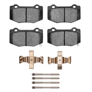 Ford Mustang Brake Pads - Rear - DFC - 4000 HybriDynamic - `16-`20