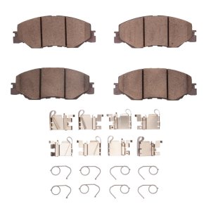Honda Civic Brake Pads - Front - DFC - 4000 HybriDynamic - `19-`25