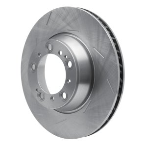 Porsche Panamera Brake Rotor (1) - Rear Left - DFC - Slotted - `10-`20