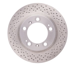 Porsche 911 Brake Rotor (1) - Rear - DFC - Drilled - `98-`08 Porsche 911 Brake Rotor (1) - Rear - DFC - Drilled - `98-`08