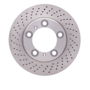 Porsche Cayman Brake Rotor (1) - Left Front - DFC - Drilled - `05-`08 Porsche Cayman Brake Rotor (1) - Left Front - DFC - Drilled - `05-`08