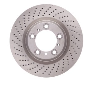 Porsche 911 Brake Rotor (1) - Left Rear - DFC - Drilled - `07-`13 Porsche 911 Brake Rotor (1) - Left Rear - DFC - Drilled - `07-`13