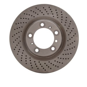 Porsche 911 Brake Rotor (1) - Rear Right - DFC - Drilled - `07-`13 Porsche 911 Brake Rotor (1) - Rear Right - DFC - Drilled - `07-`13