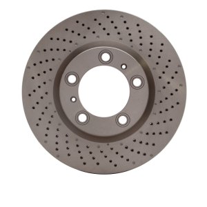 Porsche 911 Brake Rotor (1) - Right Front - DFC - Drilled - `09-`23 Porsche 911 Brake Rotor (1) - Right Front - DFC - Drilled - `09-`23