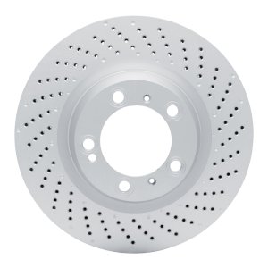 Porsche 911 Brake Rotor (1) - Right Rear - DFC - Drilled - `10-`23 Porsche 911 Brake Rotor (1) - Right Rear - DFC - Drilled - `10-`23