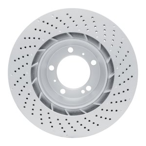 Porsche 911 Brake Rotor (1) - Left Rear - DFC - Drilled - `10-`23 Porsche 911 Brake Rotor (1) - Left Rear - DFC - Drilled - `10-`23