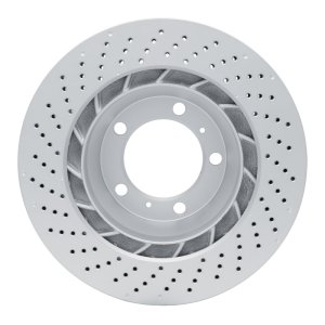 Porsche 911 Brake Rotor (1) - Right Rear - DFC - Drilled - `12-`16