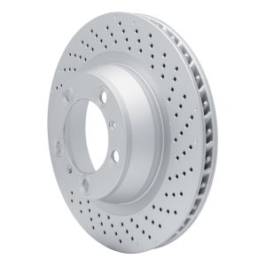 Porsche 911 Brake Rotor (1) - Right Rear - DFC - Drilled - `12-`16