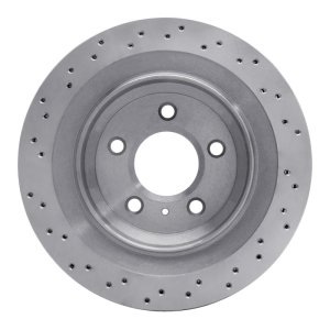 Pontiac Grand Prix Brake Rotor (1) - Rear - DFC - Drilled - `05-`08 Pontiac Grand Prix Brake Rotor (1) - Rear - DFC - Drilled - `05-`08