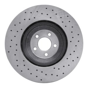 Ford Mustang Brake Rotor (1) - Right Front - DFC - Drilled - `16-`18 Ford Mustang Brake Rotor (1) - Right Front - DFC - Drilled - `16-`18