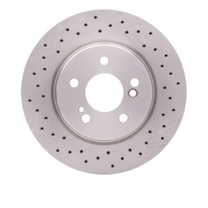 Mercedes-Benz 600SL Brake Rotor (1) - Rear - DFC - Drilled - `93-`02 Mercedes-Benz 600SL Brake Rotor (1) - Rear - DFC - Drilled - `93-`02