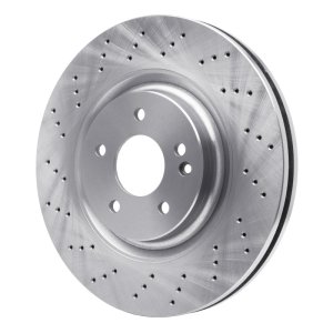Mercedes-Benz SL600 Brake Rotor (1) - Front - DFC - Drilled - `93-`02 Mercedes-Benz SL600 Brake Rotor (1) - Front - DFC - Drilled - `93-`02