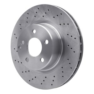 Mercedes-Benz S430 Brake Rotor (1) - Front - DFC - Drilled - `02-`06