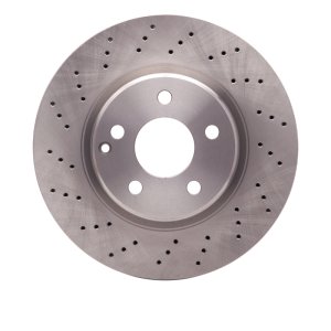 Mercedes-Benz S430 Brake Rotor (1) - Front - DFC - Drilled - `02-`06