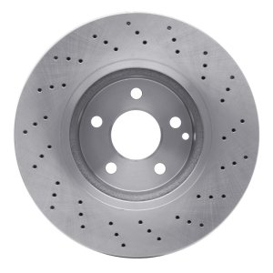 Mercedes-Benz S430 Brake Rotor (1) - Front - DFC - Drilled - `02-`06