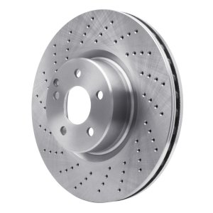 Mercedes-Benz S600 Brake Rotor (1) - Front - DFC - Drilled - `01-`03 Mercedes-Benz S600 Brake Rotor (1) - Front - DFC - Drilled - `01-`03