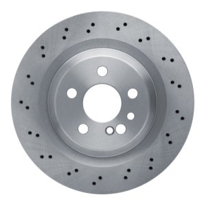 Mercedes-Benz CL55 AMG Brake Rotor (1) - Rear - DFC - Drilled - `03-`06 Mercedes-Benz CL55 AMG Brake Rotor (1) - Rear - DFC - Drilled - `03-`06