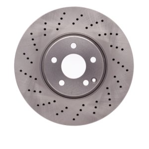 Mercedes-Benz E550 Brake Rotor (1) - Front - DFC - Drilled - `02-`09 Mercedes-Benz E550 Brake Rotor (1) - Front - DFC - Drilled - `02-`09