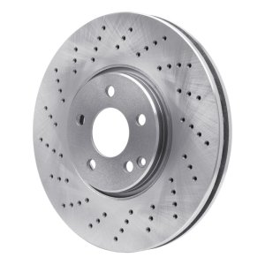 Mercedes-Benz E550 Brake Rotor (1) - Front - DFC - Drilled - `02-`09 Mercedes-Benz E550 Brake Rotor (1) - Front - DFC - Drilled - `02-`09