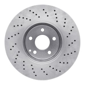 Mercedes-Benz E550 Brake Rotor (1) - Front - DFC - Drilled - `02-`09 Mercedes-Benz E550 Brake Rotor (1) - Front - DFC - Drilled - `02-`09