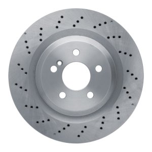 Mercedes-Benz SL55 AMG Brake Rotor (1) - Rear - DFC - Drilled - `03-`12