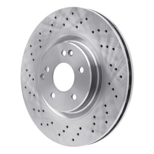 Mercedes-Benz CLK350 Brake Rotor (1) - Front - DFC - Drilled - `03-`11 Mercedes-Benz CLK350 Brake Rotor (1) - Front - DFC - Drilled - `03-`11