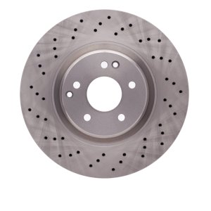 Mercedes-Benz CLK350 Brake Rotor (1) - Front - DFC - Drilled - `03-`11 Mercedes-Benz CLK350 Brake Rotor (1) - Front - DFC - Drilled - `03-`11