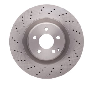 Mercedes-Benz S400 Brake Rotor (1) - Front - DFC - Drilled - `07-`14