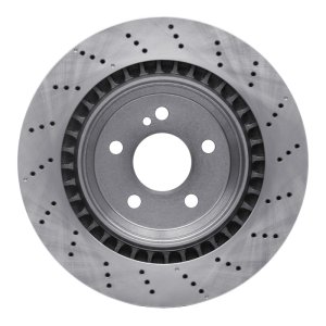 Mercedes-Benz CL550 Brake Rotor (1) - Rear - DFC - Drilled - `10-`14