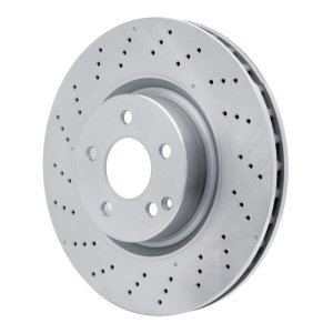 Mercedes-Benz S400 Brake Rotor (1) - Front - DFC - Drilled - `07-`13