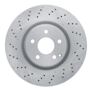 Mercedes-Benz S400 Brake Rotor (1) - Front - DFC - Drilled - `07-`13
