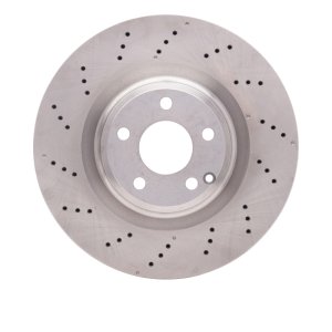 Mercedes-Benz SLK300 Brake Rotor (1) - Front - DFC - Drilled - `12-`20