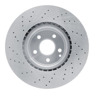 Mercedes-Benz SL400 Brake Rotor (1) - Front - DFC - Drilled - `13-`20
