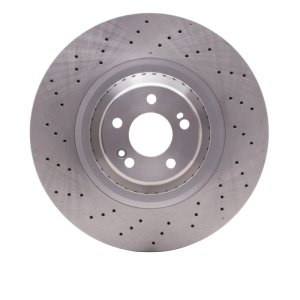 Mercedes-Benz S600 Brake Rotor (1) - Front - DFC - Drilled - `15-`17