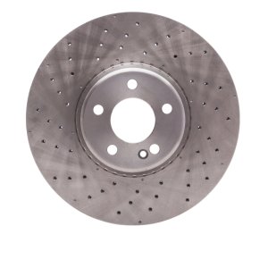 Mercedes-Benz C300 Brake Rotor (1) - Front - DFC - Drilled - `15-`23 Mercedes-Benz C300 Brake Rotor (1) - Front - DFC - Drilled - `15-`23