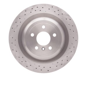 Mercedes-Benz GL550 Brake Rotor (1) - Rear - DFC - Drilled - 2013