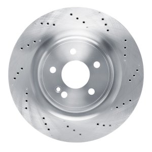 Mercedes-Benz GLA35 AMG Brake Rotor (1) - Rear - DFC - Drilled - `20-`25