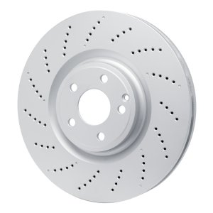 Mercedes-Benz CLS550 Brake Rotor (1) - Front - DFC - GeoSPEC Coated, Drilled - `12-`18 Mercedes-Benz CLS550 Brake Rotor (1) - Front - DFC - GeoSPEC Coated, Drilled - `12-`18