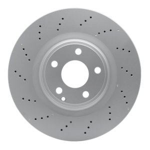 Mercedes-Benz SLK350 Brake Rotor (1) - Front - DFC - GeoSPEC Coated - Drilled - `12-`20