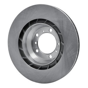 Porsche Panamera Brake Rotor (1) - Right Rear - DFC - Drilled & Slotted - Silver - `07-`16