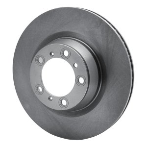Porsche Panamera Brake Rotor (1) - Right Rear - DFC - Drilled & Slotted - Silver - `07-`16