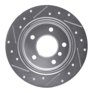 BMW Z3 Brake Rotor (1) - Rear Right - DFC - Drilled & Slotted - Silver - `96-`02 BMW Z3 Brake Rotor (1) - Rear Right - DFC - Drilled & Slotted - Silver - `96-`02