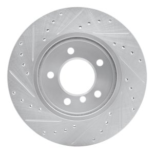BMW Z3 Brake Rotor (1) - Front Right - DFC - Drilled & Slotted - Silver - `99-`08 BMW Z3 Brake Rotor (1) - Front Right - DFC - Drilled & Slotted - Silver - `99-`08